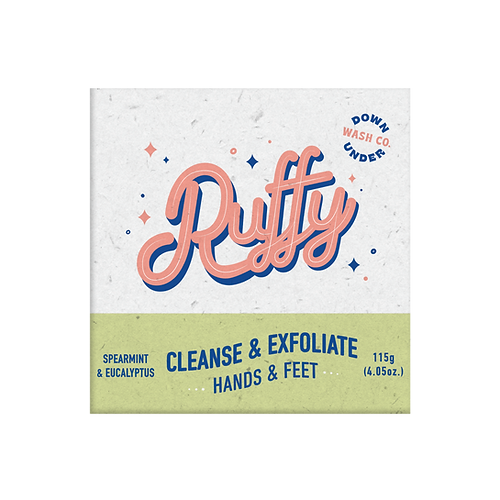 Downunder Wash Co. Ruffy - Cleanse & Exfoliant Hands & Feet 115g