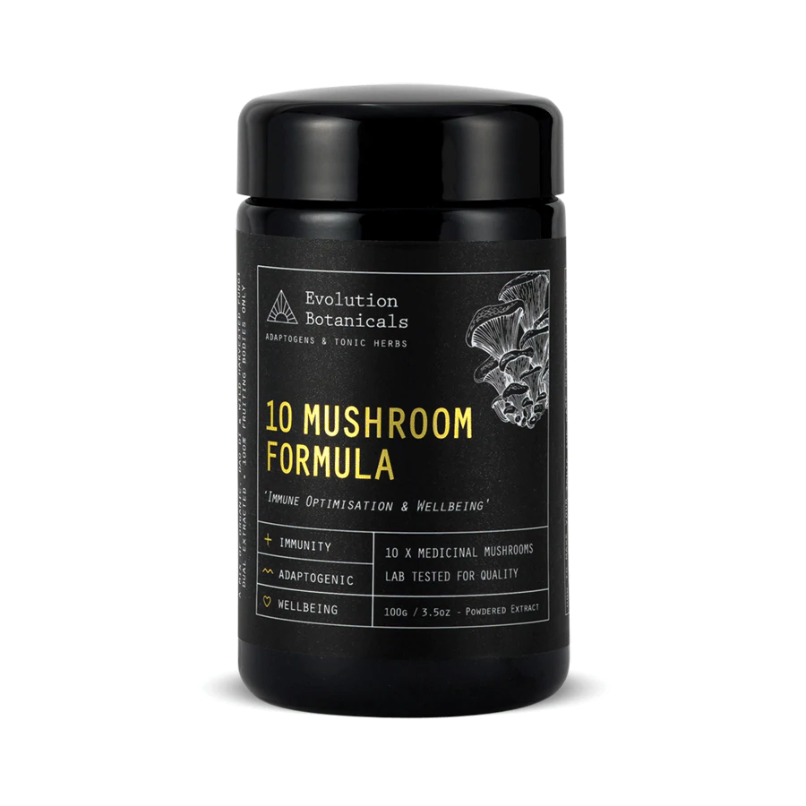 Evolution Botanicals - 10 Mushroom Formula (100g)