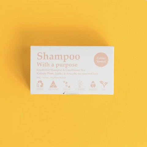 Shampoo With A Purpose - Shampoo and Conditioner Bar - Colour Treated (135g)