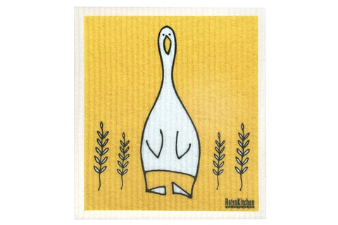 Retro Kitchen - Biodegradable Dish Cloth - Duck