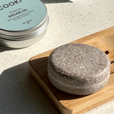 Cooki Argan Shampoo Hair Bar With Tin - 65g