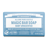 Dr Bronners - Castile Soap Bar  -  Baby Unscented (140g)