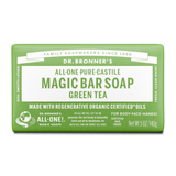 Dr Bronners - Castile Soap Bar - Green Tea (140g)