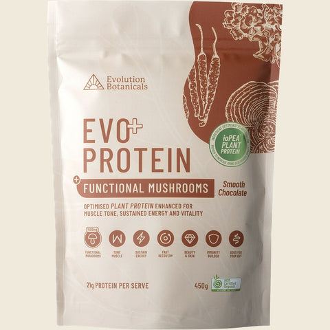 Evo Protein + Mushroom - Smooth Chocolate - 450g