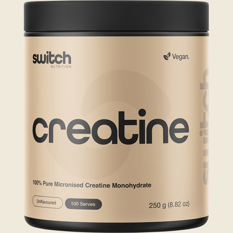 Switch Creatine 100% Pure Micronized Monohydrate - Unflavoured 250g