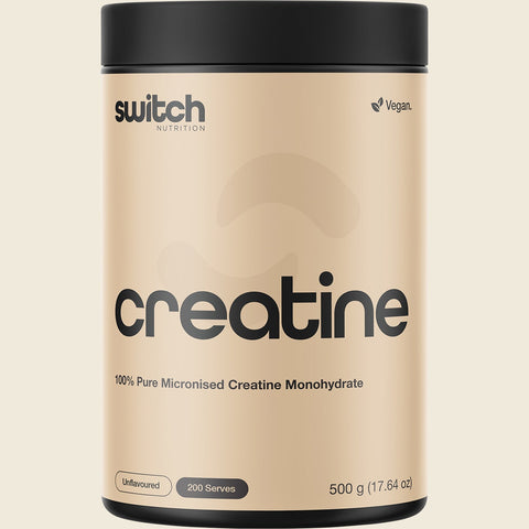 Switch Creatine 100% Pure Micronized Monohydrate - Unflavoured 500g
