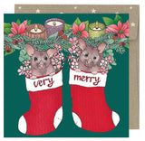 Earth Greetings - Christmas Card Pack - Merry Possums (8 Pack)