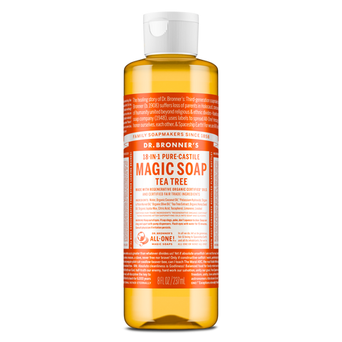 Dr Bronners - 18 in 1 Pure Castile Liquid Soap - Tea Tree (237ml)