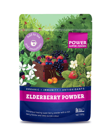 Power Super Foods - Certified Organic Elderberry Powder (60g)