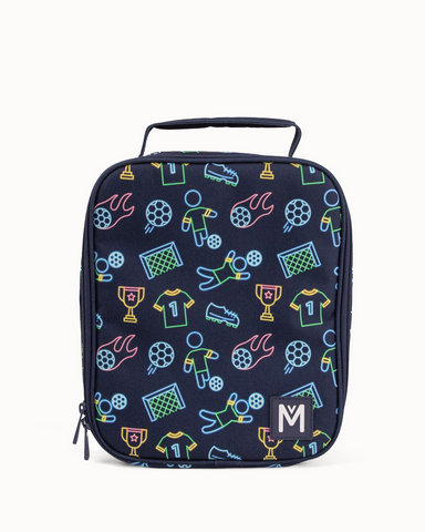 MontiiCo Large Insulated Lunch Bag - Goal Keeper