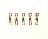 Bare & Co. - Stainless Steel LARGE Pegs - 316 Marine Grade - ROSE GOLD (BULK 500 Pack)