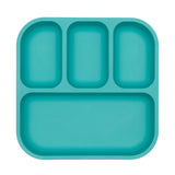 Bobo & Boo - Plant-Based Bento-Style Divided Plate - Green (21cm x 22cm)