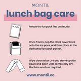 MontiiCo Medium Insulated Lunch Bag - Superhero